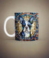Boston Terrier Suncatcher Artwork Ceramic Mug